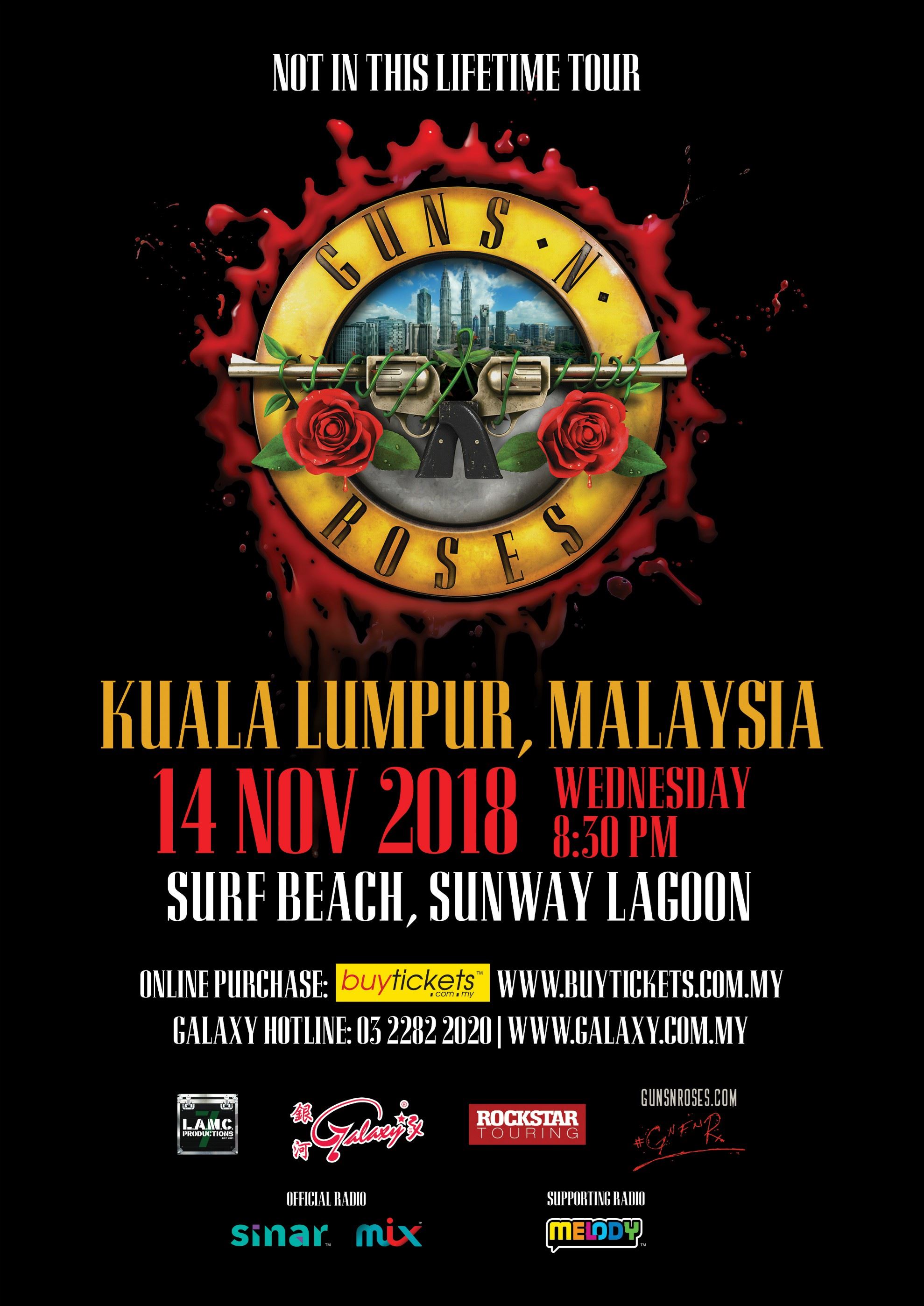 guns n roses “not in this lifetime” tour (ticket giveaway)
